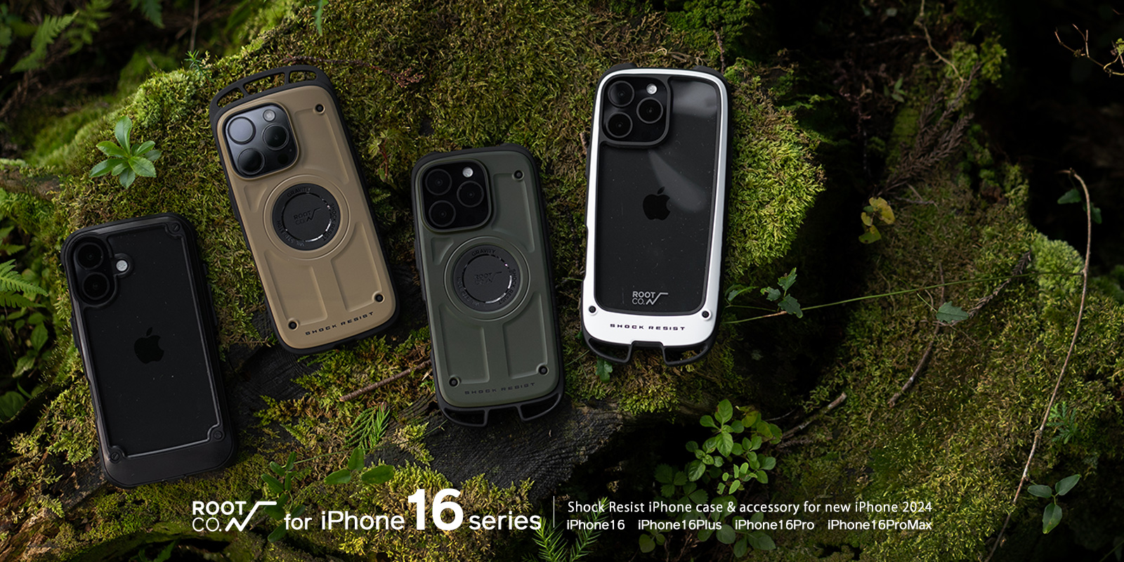 root co iPhone16Proケース&カラビナ ROOT CO. iPhone16シリーズケース