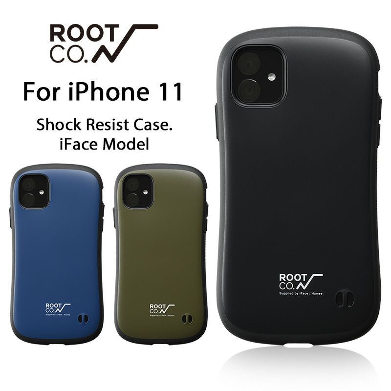 Apple iPhone 11 ブラック ケース【ROOT CO. 】 Shock Resist Tough & Basic Case. for iPhone11 | ROOT CO. Designed