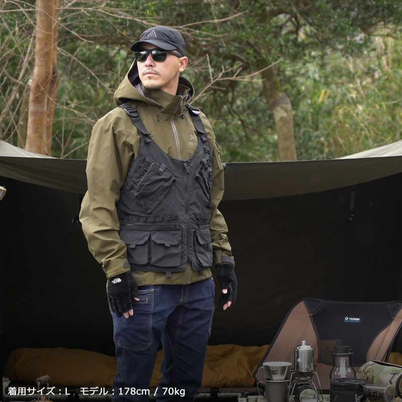 TEBURA VEST　サイズL　新品未使用　ROOT COコラボモデル grn outdoor TEBURA VEST ROOT CO. Collaboration Model | ROOT CO