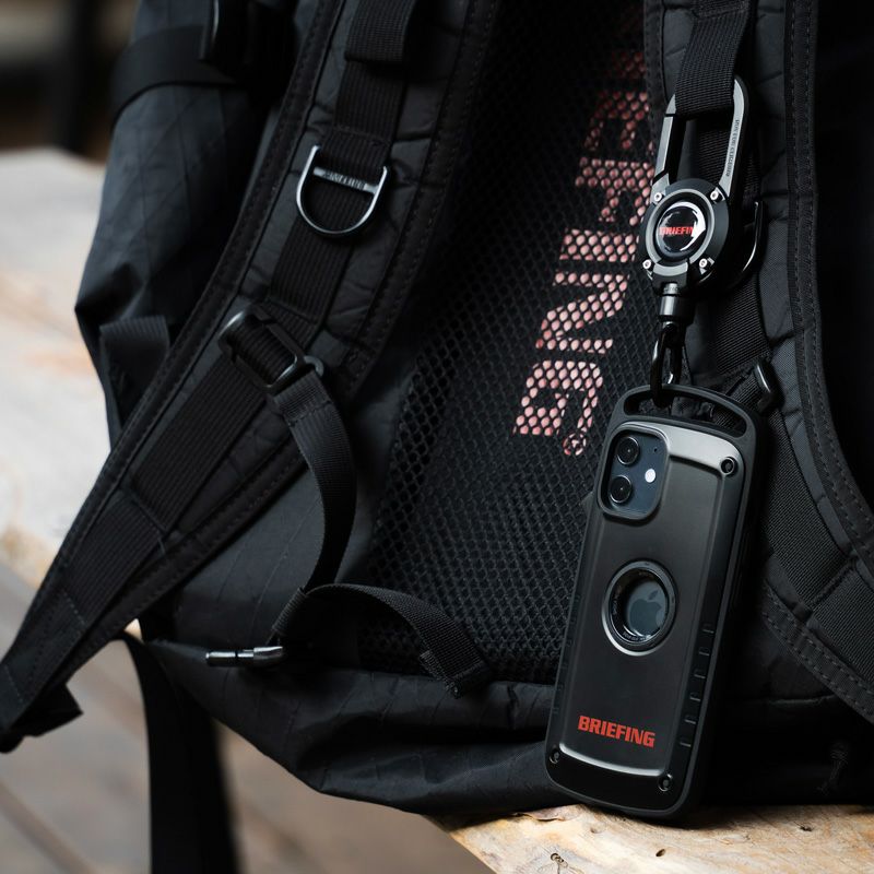 極美品　ROOT CO. ×BRIEFINGコラボ　iPhone12mini用 BR×ROOT CO. for iPhone 12 mini・BR×ROOT CO. for iPhone 12/12 Pro