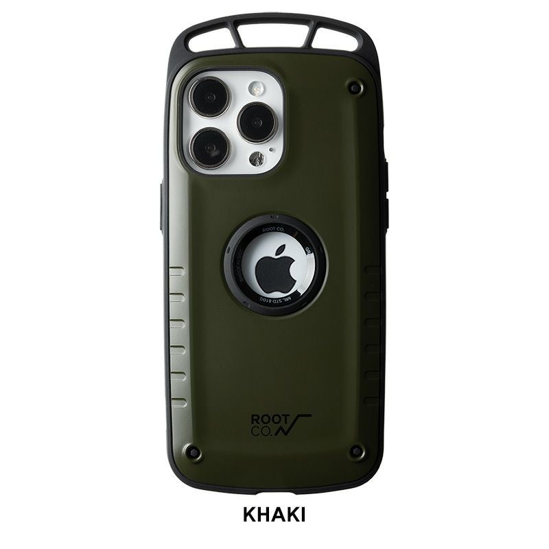 ROOT CO. ルートコー iPhone14Pro用ケース　カーキ　シート付き iPhone14ProMax専用】GRAVITY Shock Resist Case Pro. | ROOT CO