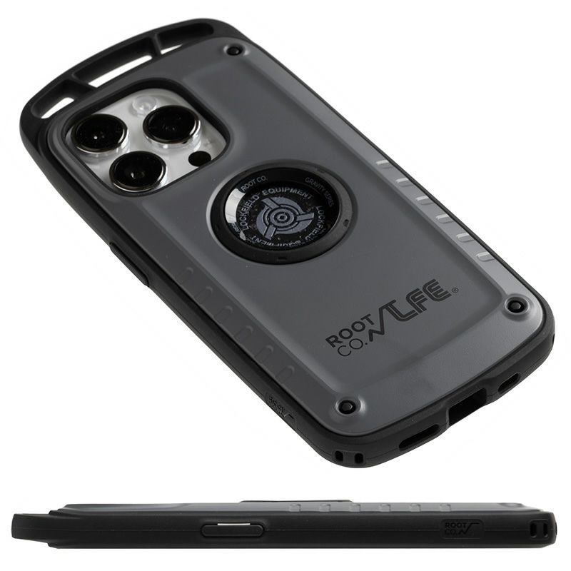 ROOT CO.×LFE GRAVITY Shock Resist Case Pro. iPhone 14Pro(LFE GRY