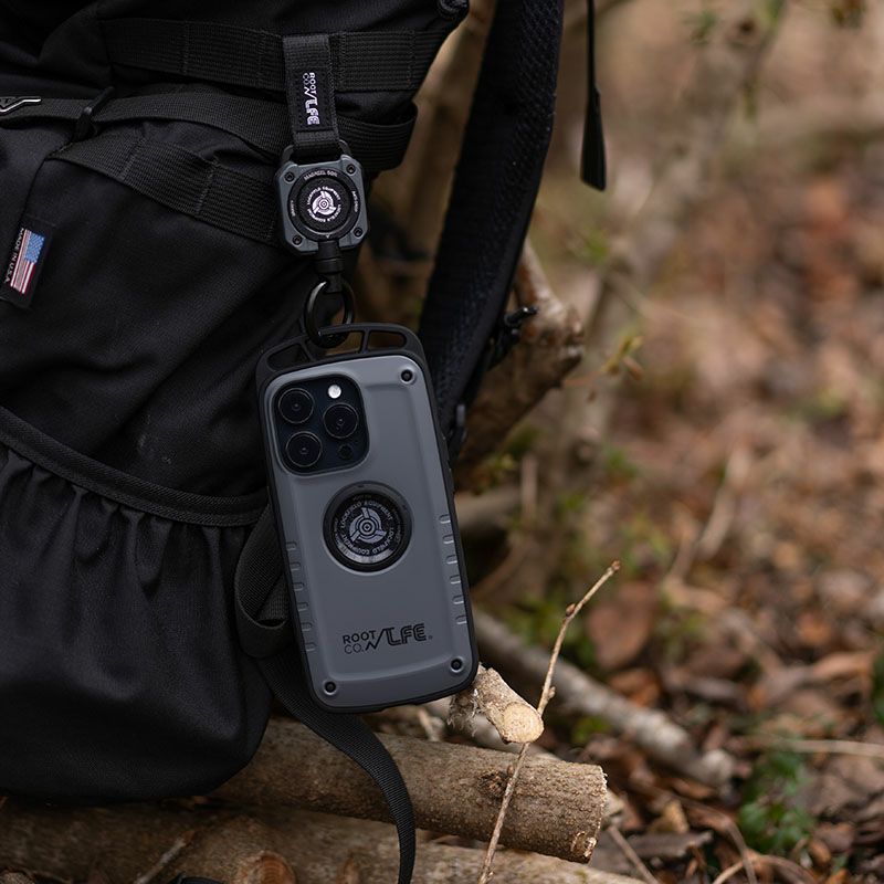 ROOT CO.×LFE GRAVITY Shock Resist Case Pro. iPhone 14Pro(LFE GRY
