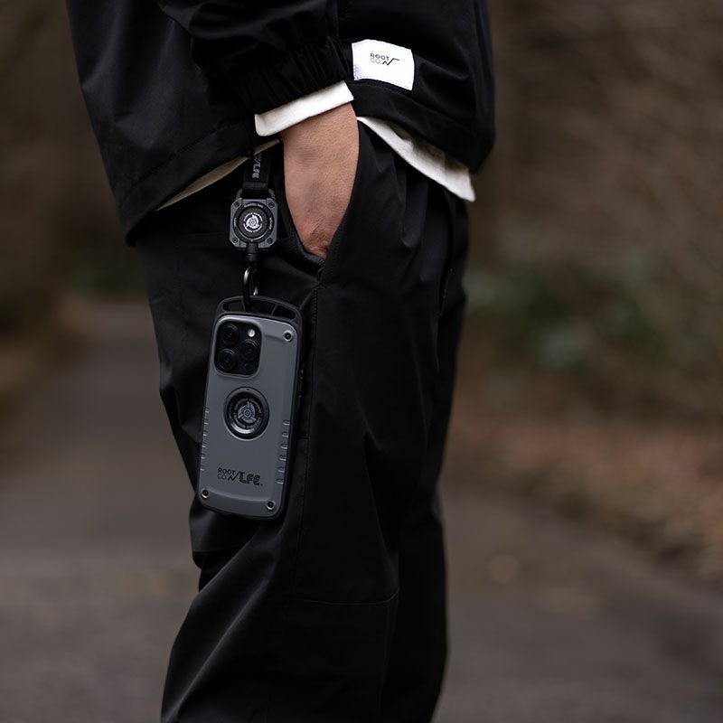 ROOT CO.×LFE GRAVITY Shock Resist Case Pro. iPhone 14Pro(LFE GRY