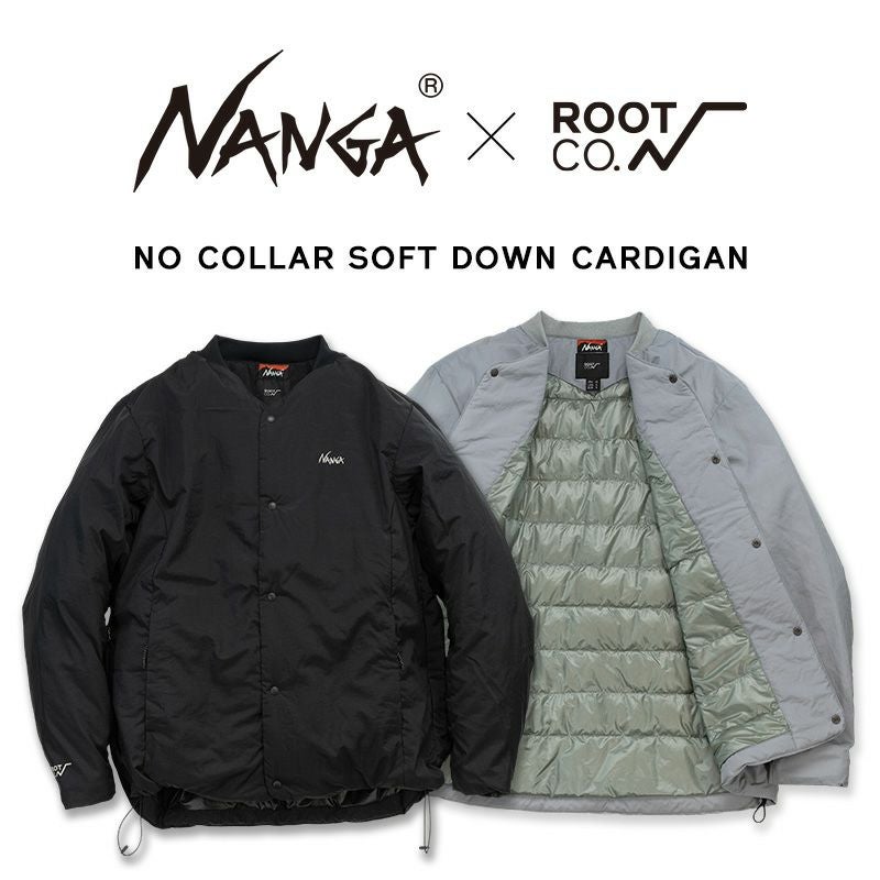 棒太郎様用　スノーピーク ラックソット　カバー　コーデュラ ナイロン NANGA×ROOT CO. NO COLLAR SOFT DOWN CARDIGAN | ROOT CO. ONLINE SHOP