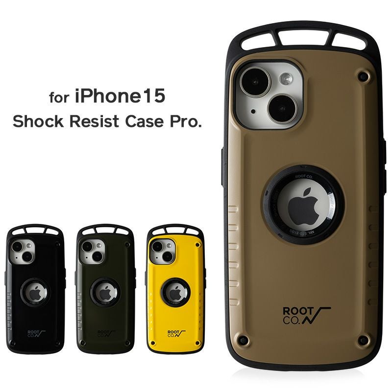 root co iPhone15 14 13 Shock Resist ケース GSE-431470.jpeg