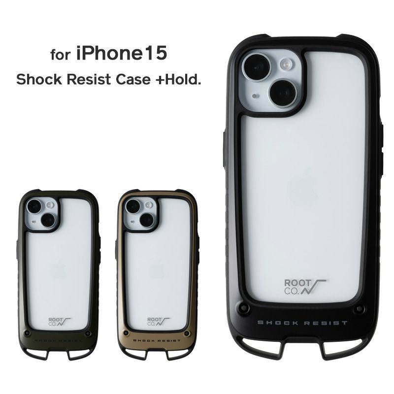 新品未使用　ROOT CO. iPhone15 用　ケース iPhone15専用】GRAVITY Shock Resist Case +Hold. | ROOT CO. ONLINE SHOP
