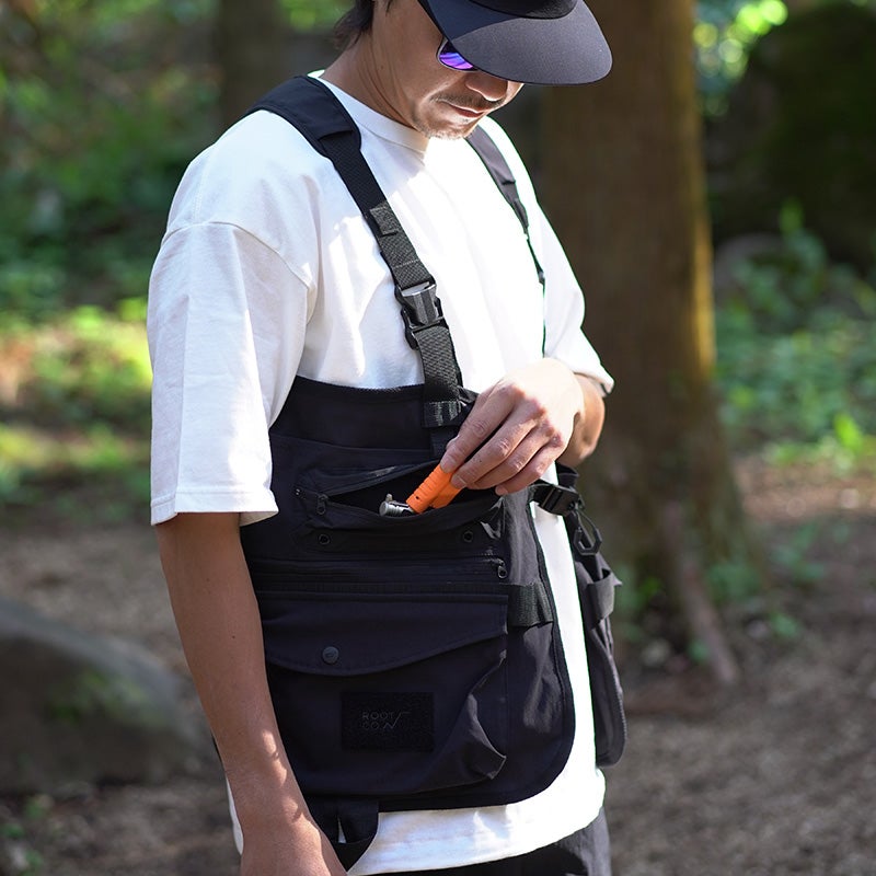 トップス ROOT CO UTILITY VEST grn GENERAL LIFE × ROOT CO. UTILITY VEST | ROOT CO. ONLINE SHOP
