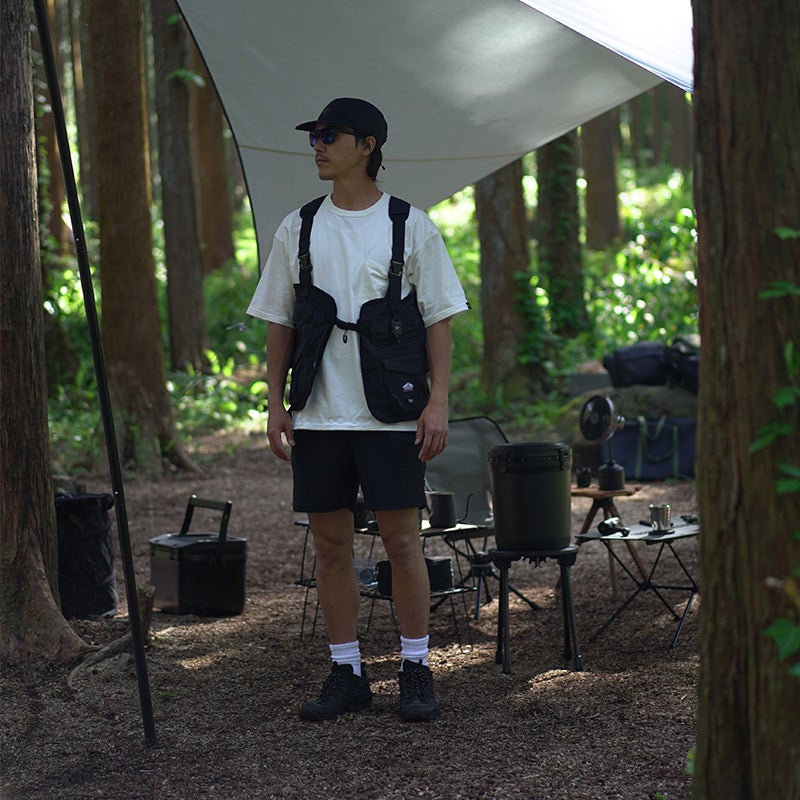 トップス ROOT CO UTILITY VEST grn GENERAL LIFE × ROOT CO. UTILITY VEST | ROOT CO. ONLINE SHOP