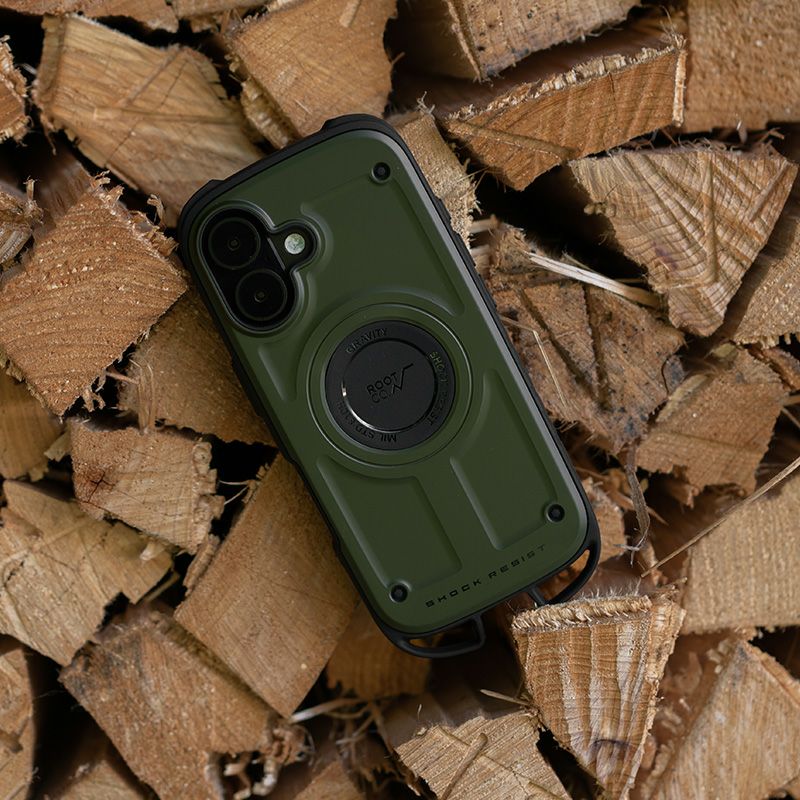 iPhone13/iPhone14/iPhone15兼用】GRAVITY Shock Resist Case Rugged