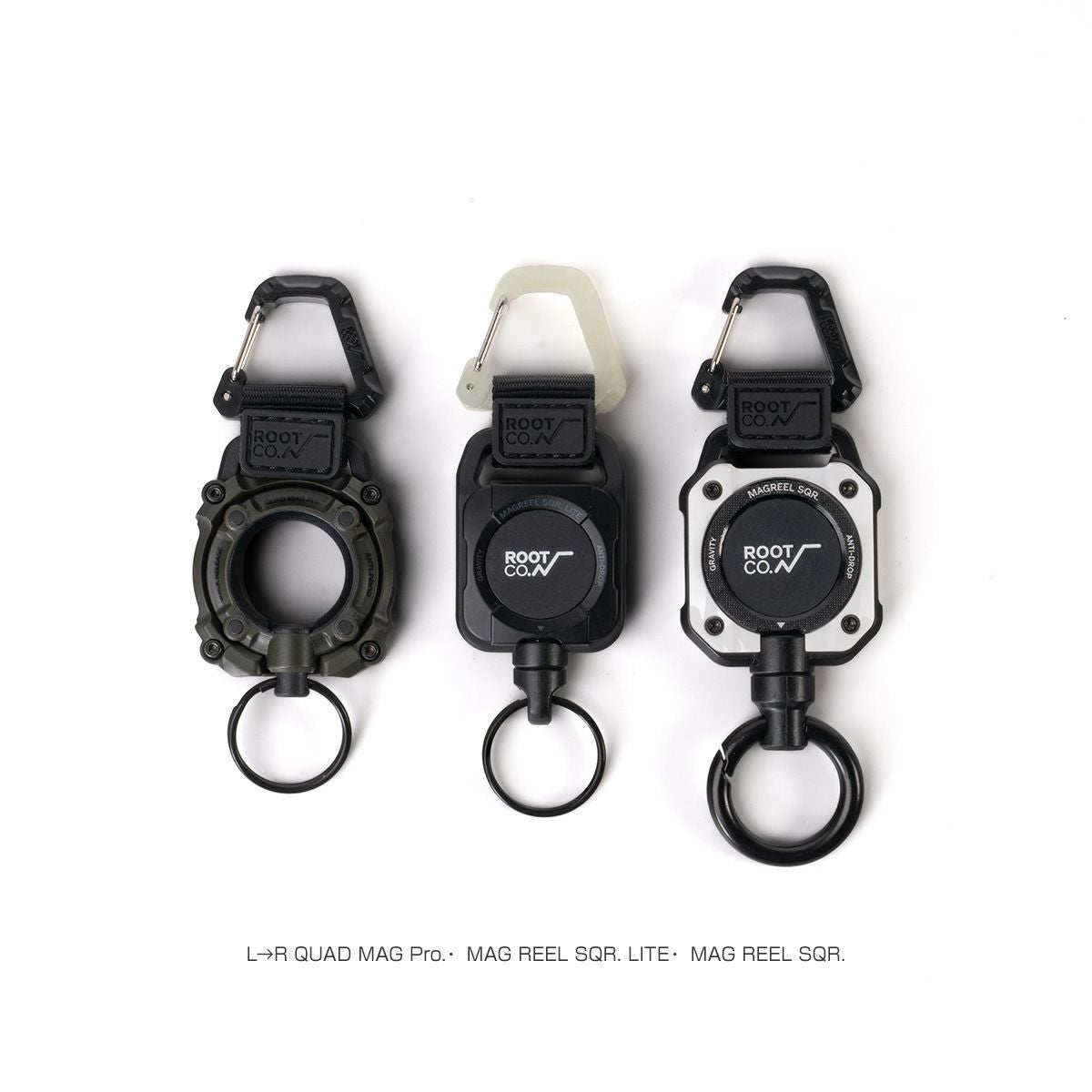 GRAVITY CARABINER LOOP（ブラック・グロー（蓄光）） | ROOT CO