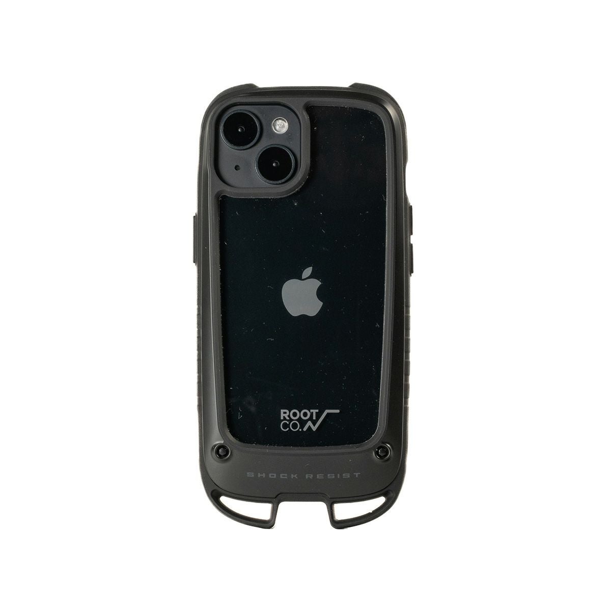 ROOT CO. GRAVITY Shock Resistケース.ストラップ付き iPhone13/iPhone14/iPhone15兼用】GRAVITY Shock Resist Case +Hold