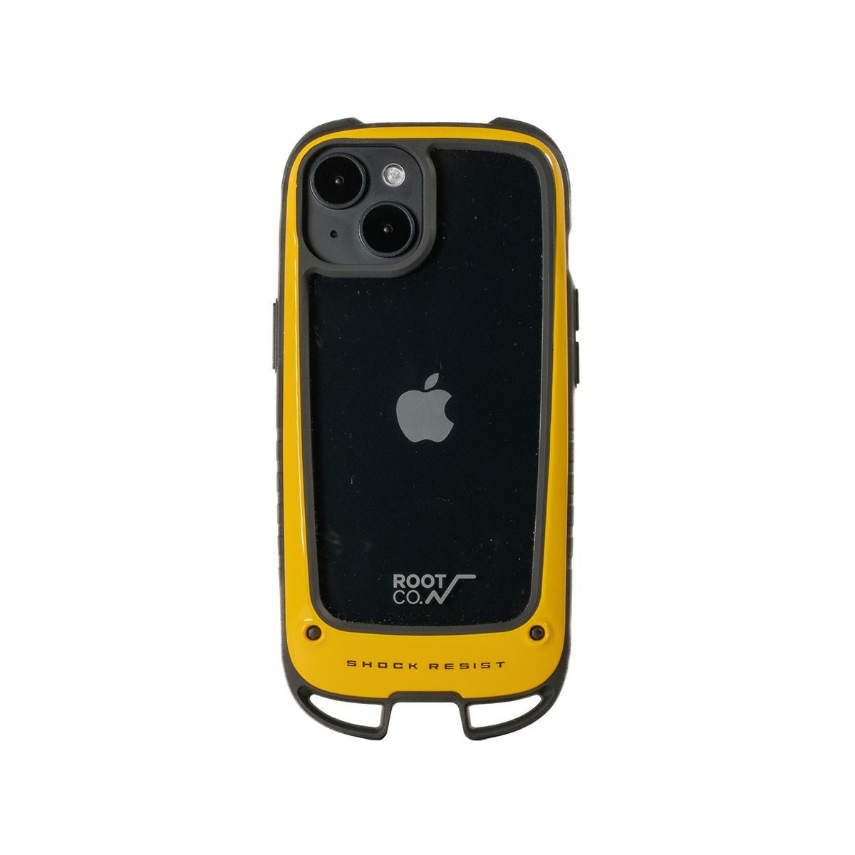ROOT CO. GRAVITY Shock Resistケース.ストラップ付き iPhone13/iPhone14/iPhone15兼用】GRAVITY Shock Resist Case +Hold