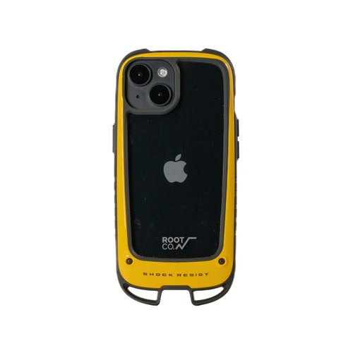 ROOT CO. IPhone 15Pro Gravity Shock Resist Case +Hold. (Khaki ROOT CO. IPhone 15Pro Gravity Shock Resist Case +Hold. (Khaki