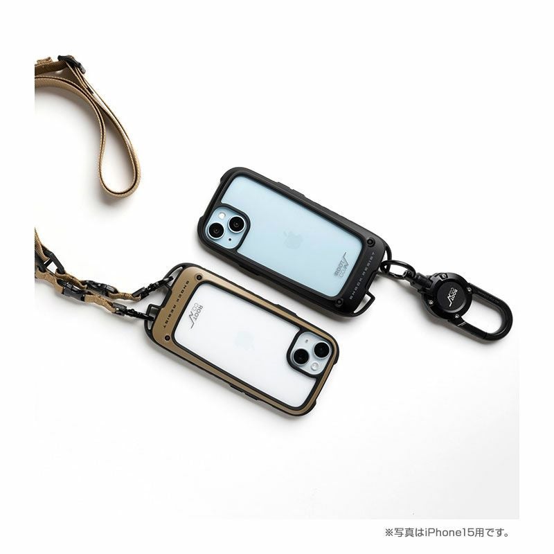 root co iPhone15 14 13 Shock Resist ケース iPhone13/iPhone14/iPhone15兼用】GRAVITY Shock Resist Case +Hold