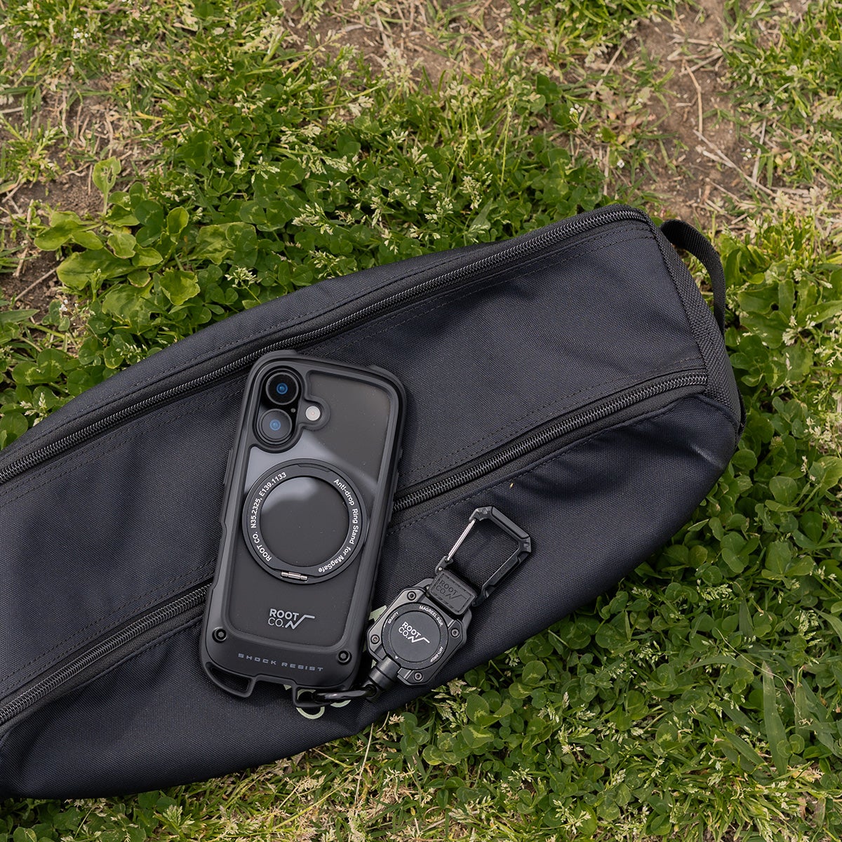 コポー ボーダーカップル ウォーリー iPhone17専用】GRAVITY Shock Resist Case Hold Plus. | ROOT CO