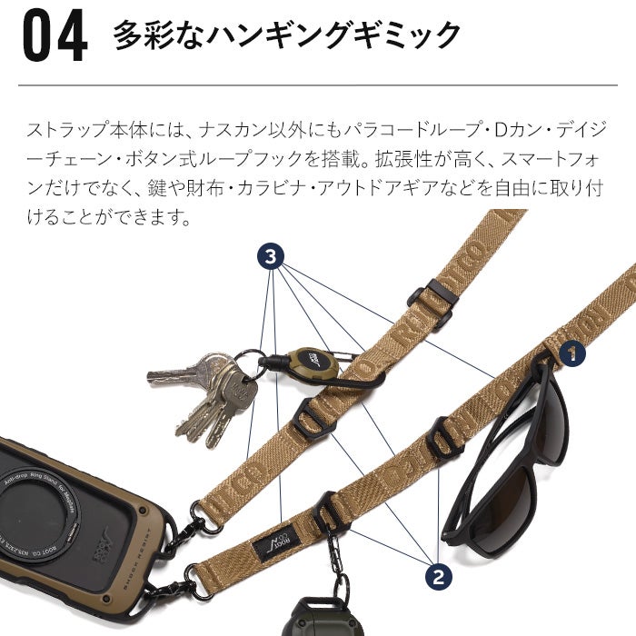 GRAVITY UTILITY WEBBING LOOP. / DOUBLE SNAPHOOK（7月上旬入荷予定